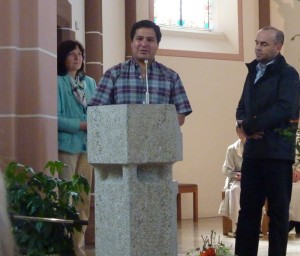 Partnschaftsgottesdienst zur Begrüßung von Frandi