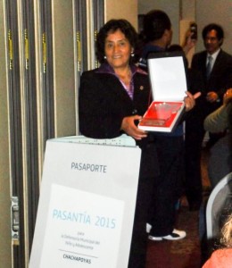 Milagros bei der Preisverleihung "La Rita"