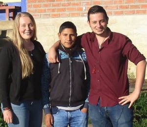 Kathi, Olegario und Daniel in Chachapoyas