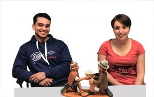 Franz Schmider und Janina Steinwandel (Foto Isolde Hafner-Berg, Bearbeitung Schwarzwälder Bote)