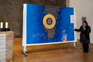 Das Misereor-Hungertuch präsentiert von Isolde Hafner-Berg