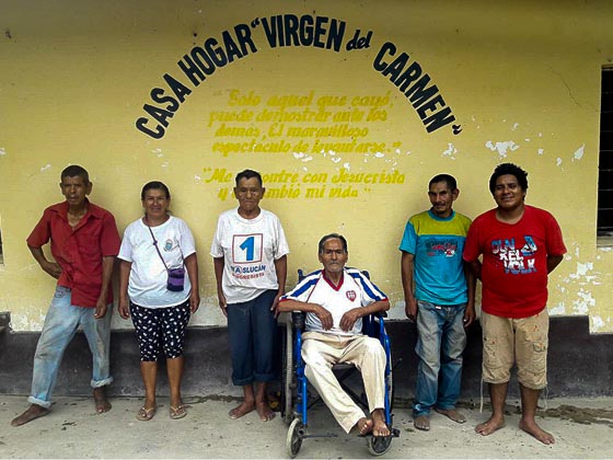 Bewohner des "Casa Hogar Virgen del Carmen", Bagua